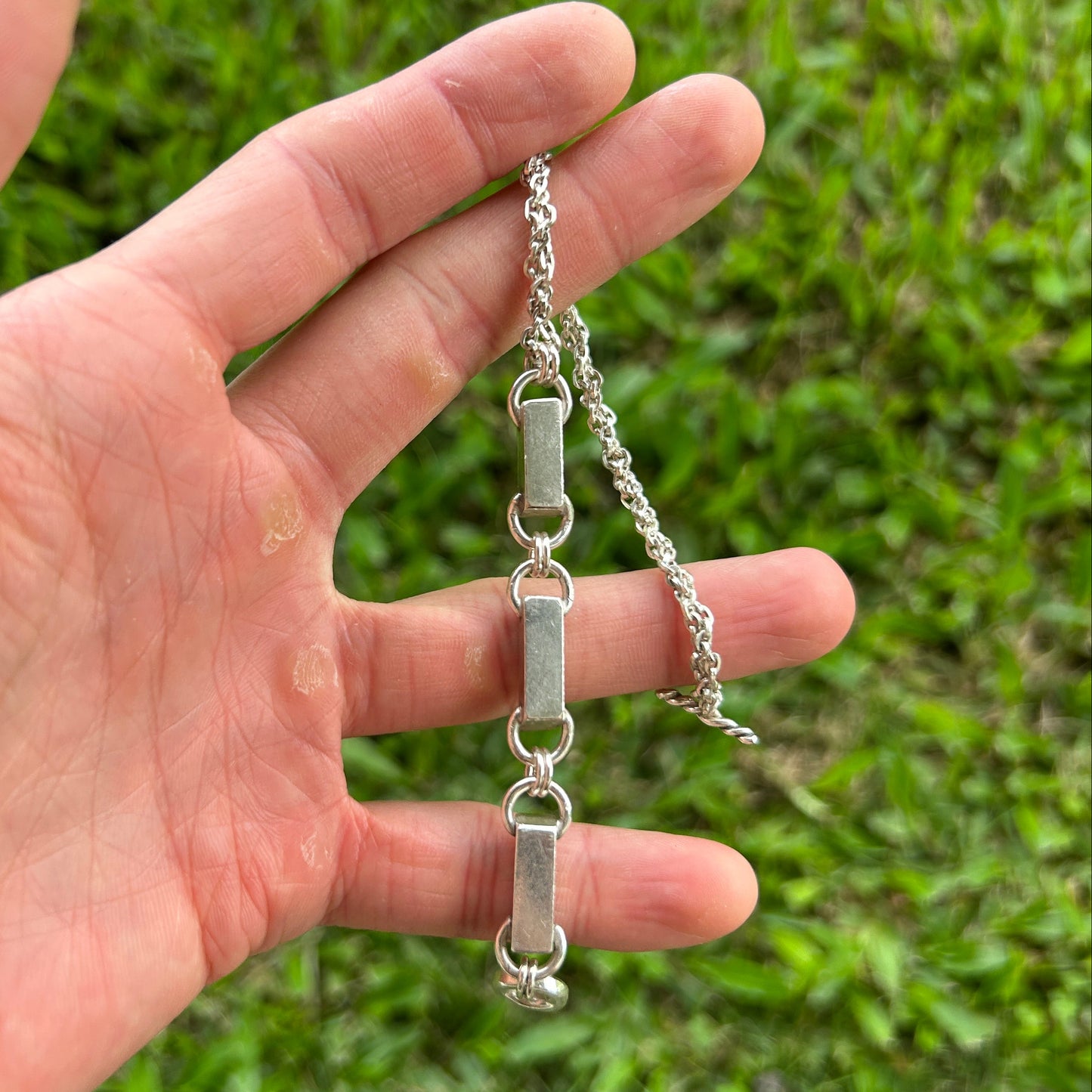 Boxcar Chain bracelet Size 8 inches