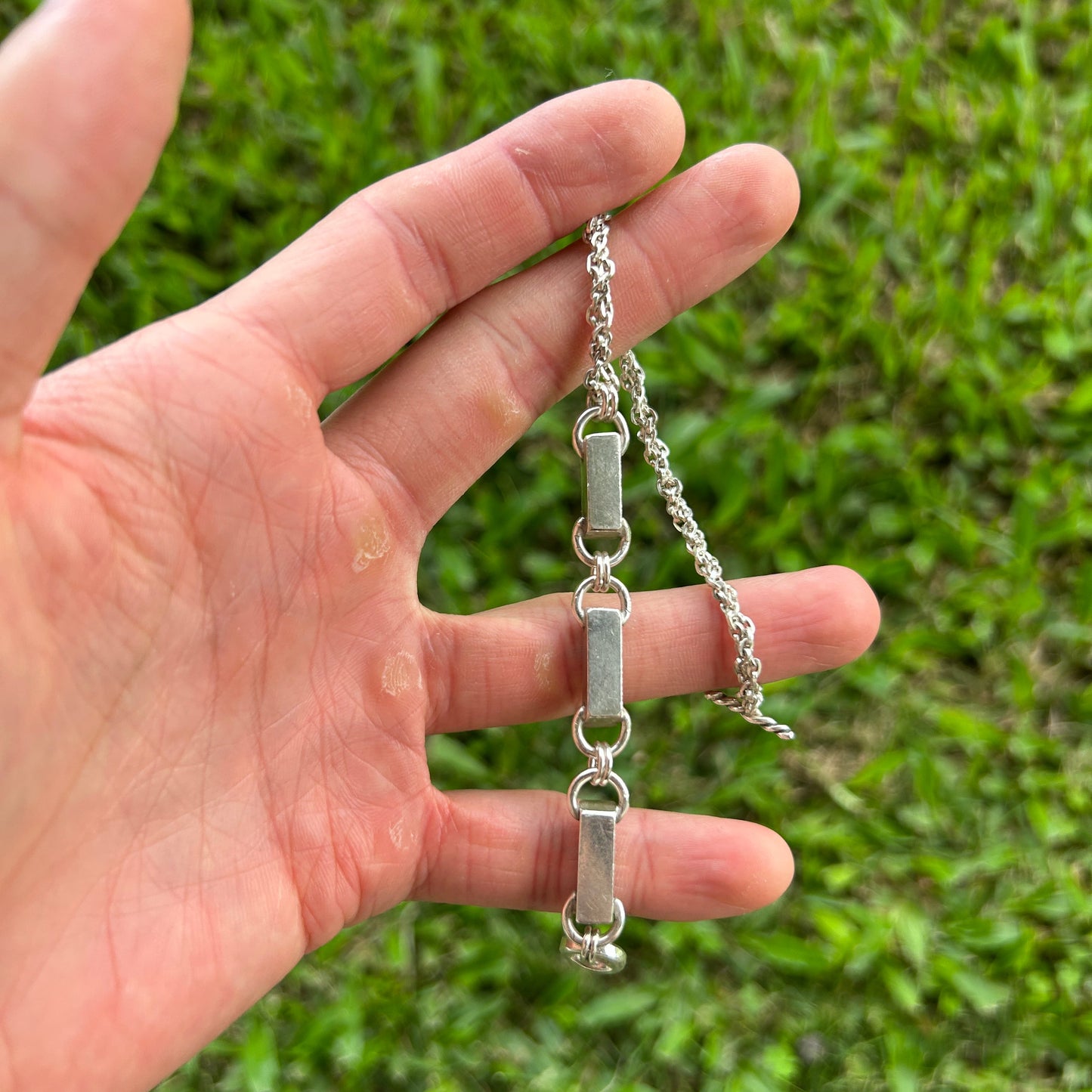 Boxcar Chain bracelet Size 8 inches