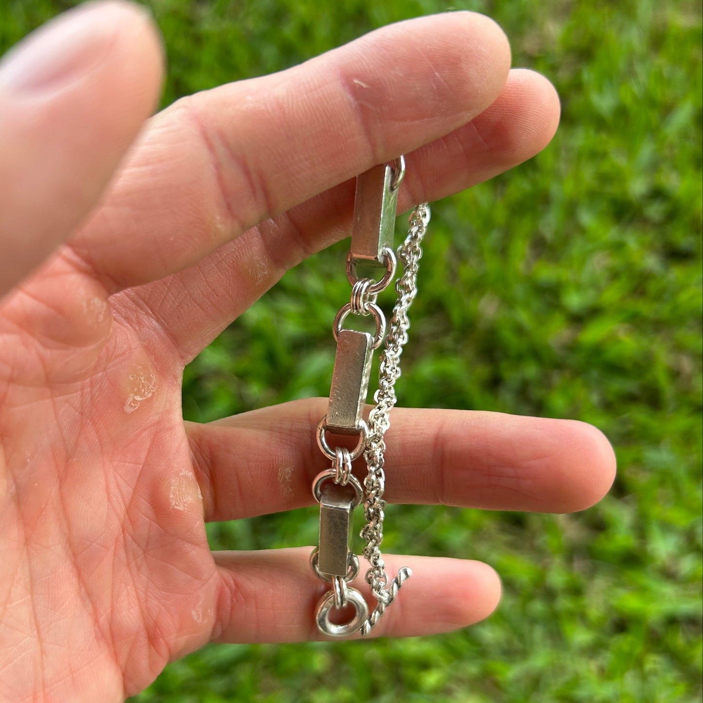 Boxcar Chain bracelet Size 8 inches