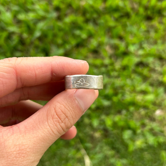Surfing Penguin Ring Size 10