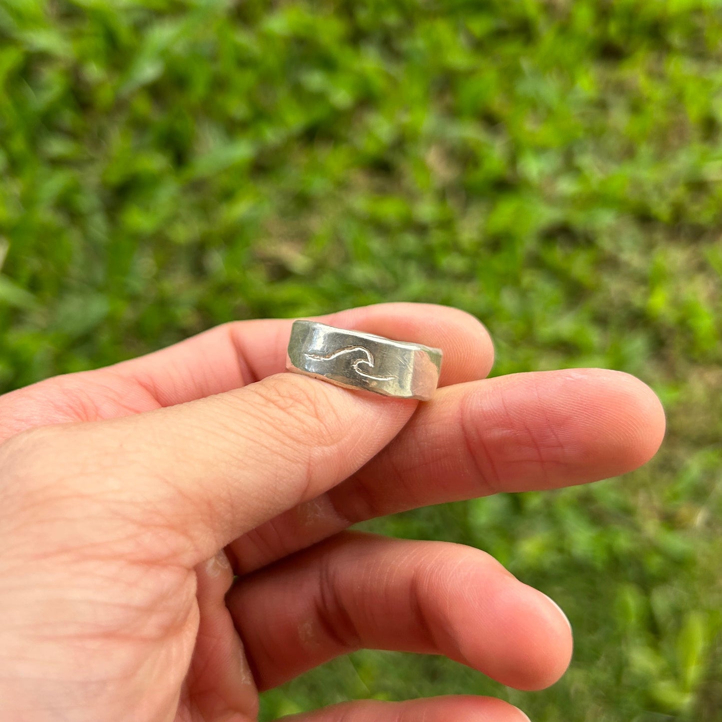 Surfing Penguin Ring Size 10