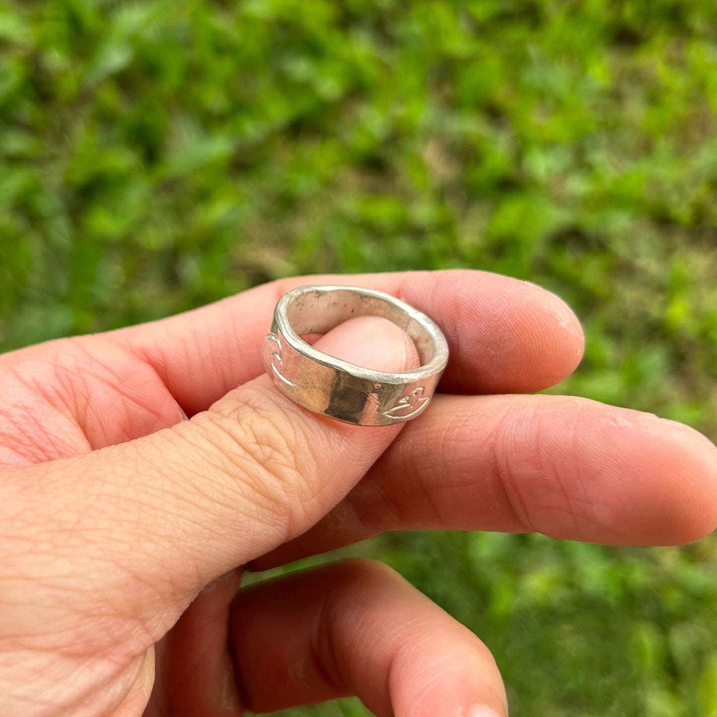 Surfing Penguin Ring Size 10