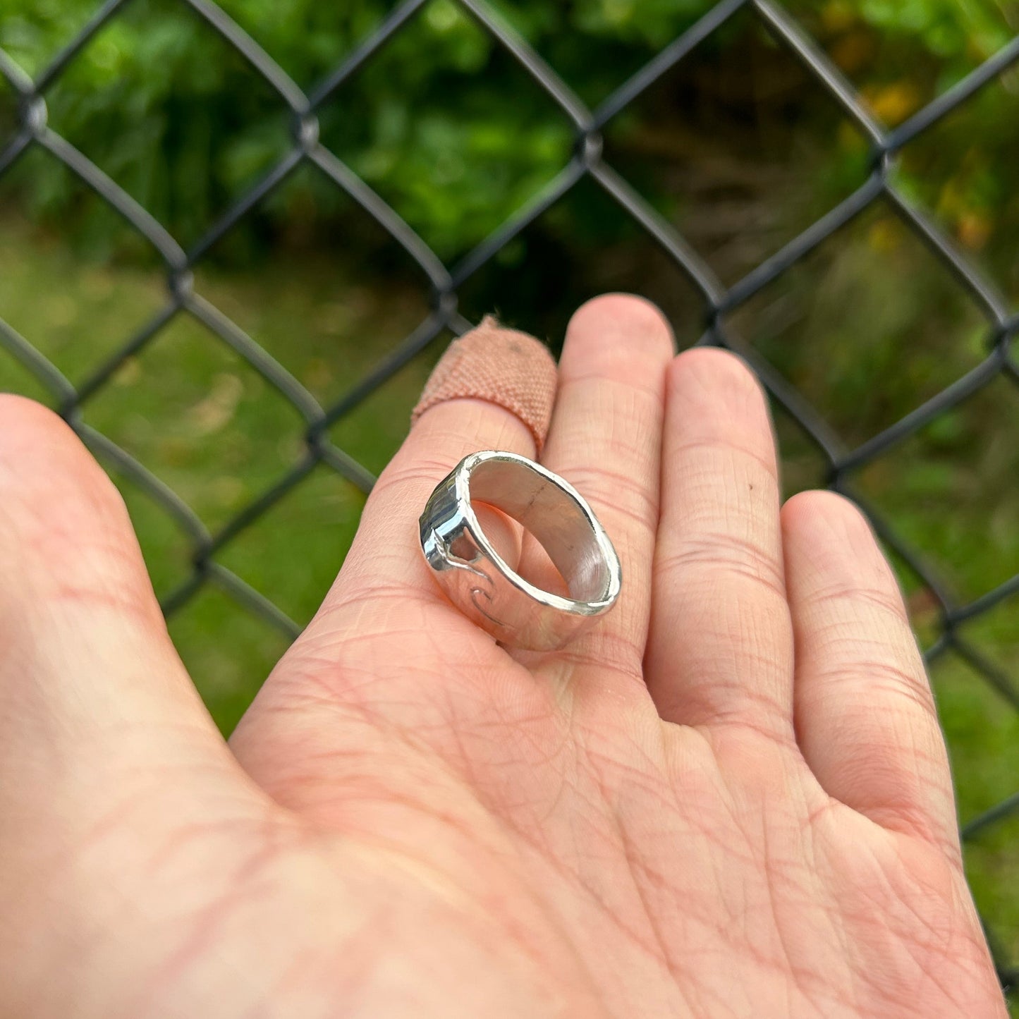 Surfing Penguin Ring