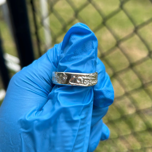 Fish and Squid Ring Size 13.75
